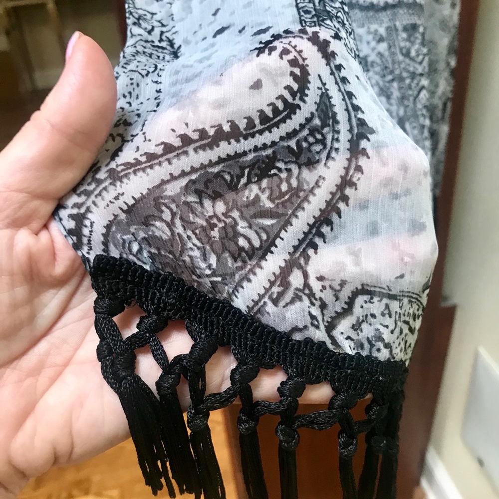 Sheer shawl